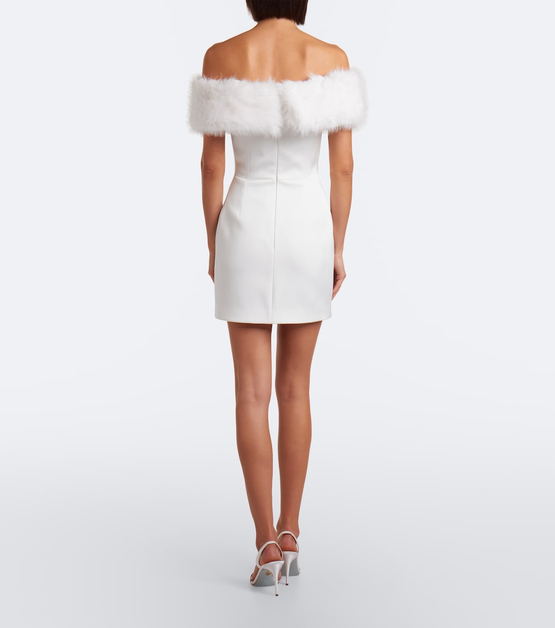 David Koma - Strapless bustier minidress