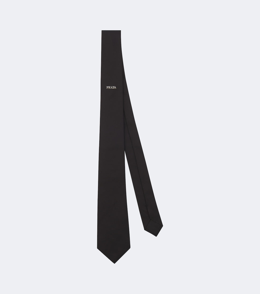 Prada - Logo silk tie