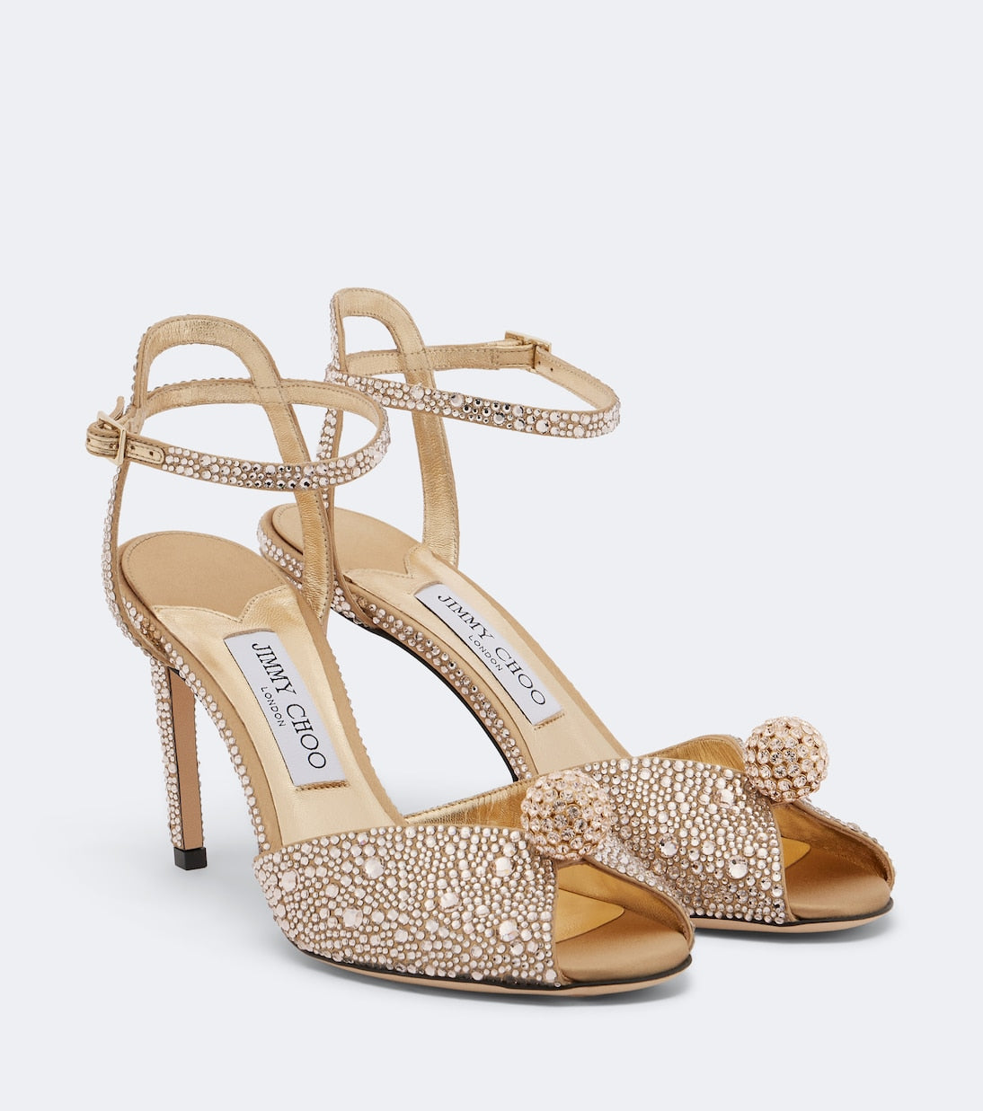 Jimmy Choo - Sacora crystal-embellished sandals