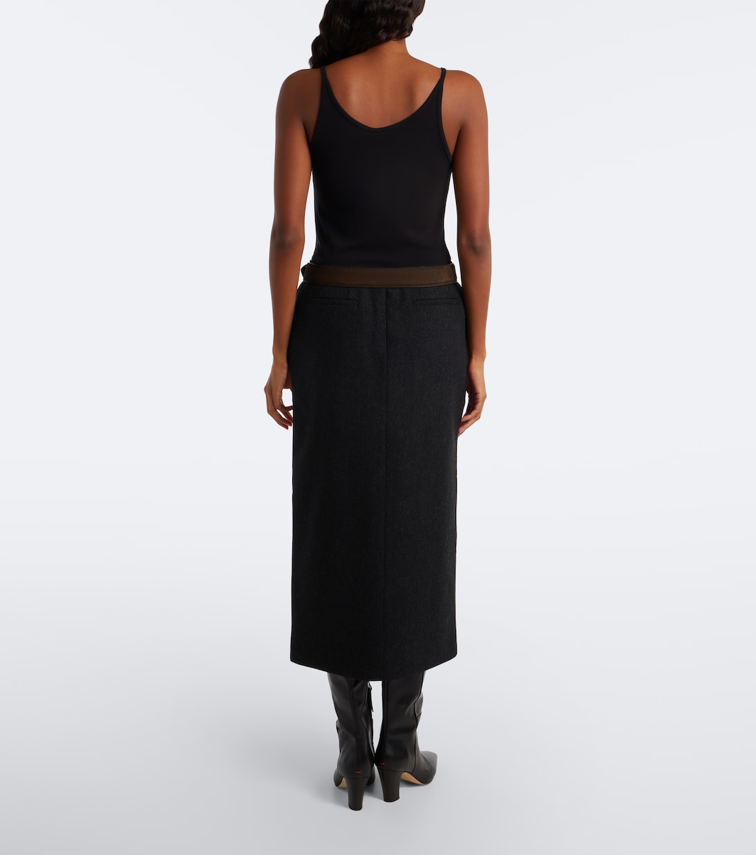Nili Lotan - Mariha wool midi skirt