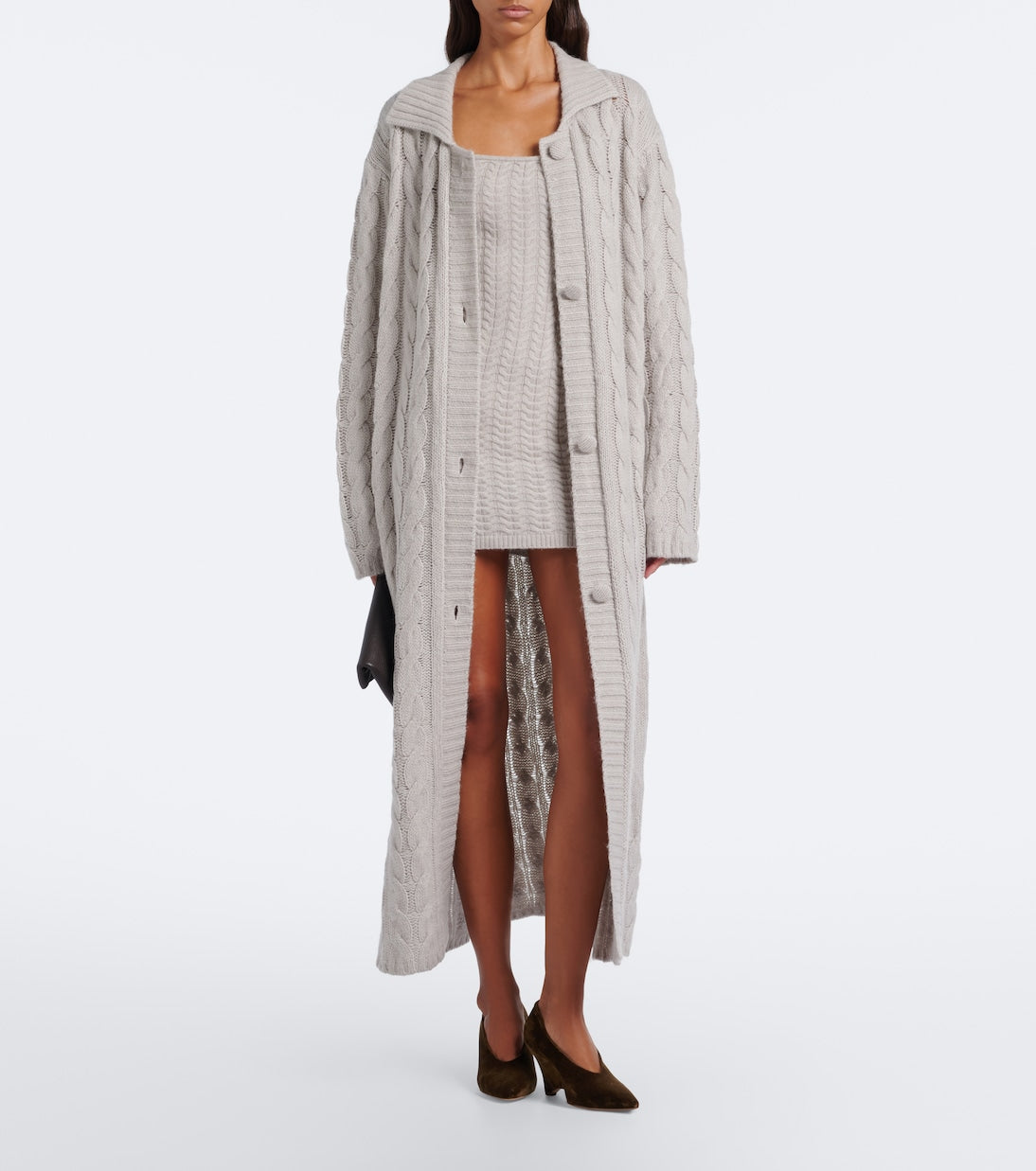 Aya Muse - Alia wool and alpaca-blend minidress