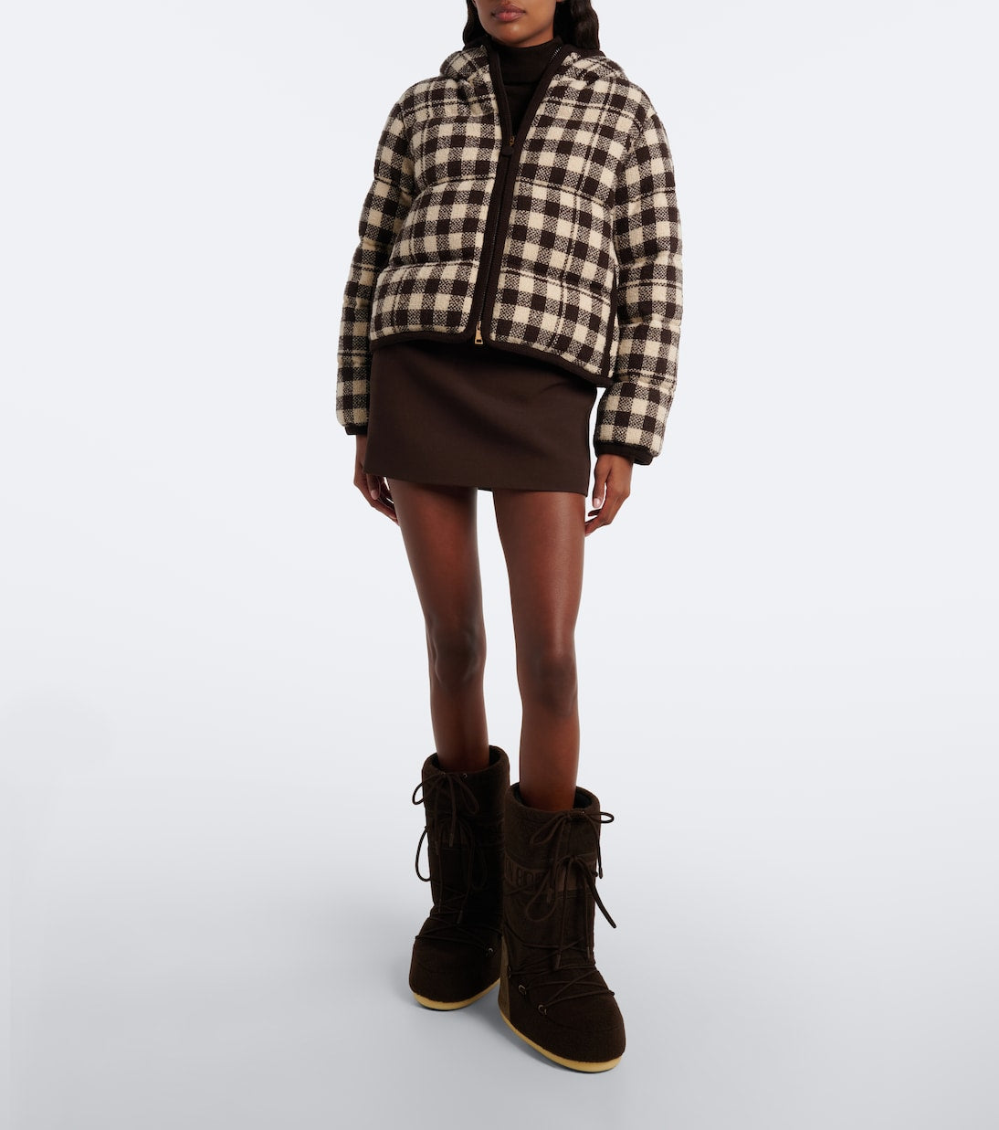 Moon Boot - Icon leather-trimmed snow boots
