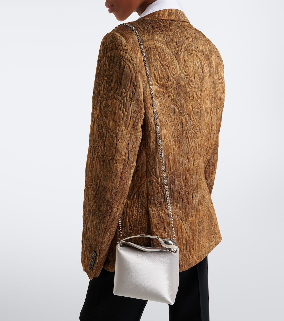 Erdem - Bloom Mini velvet top-handle bag