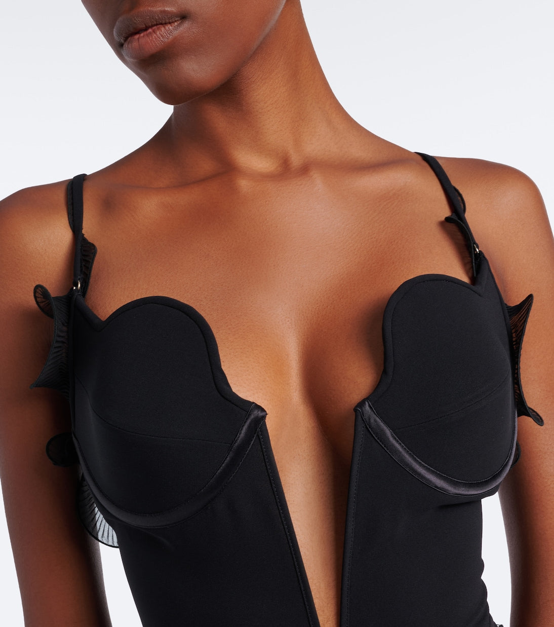 Tom Ford - Ruffled silk bodysuit