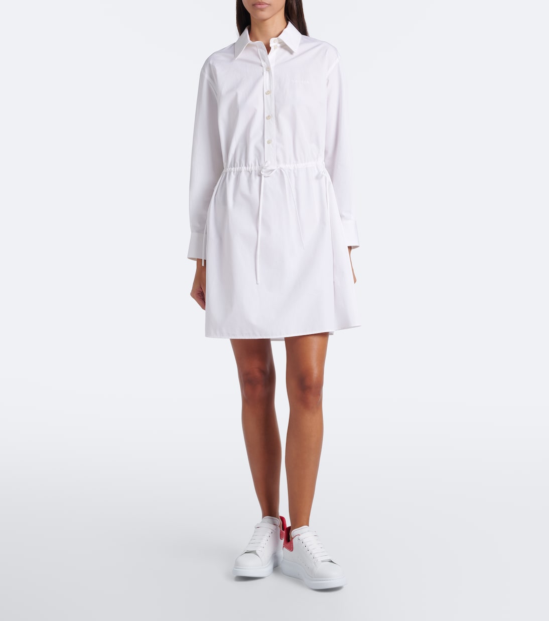 McQueen - Oversized leather sneakers