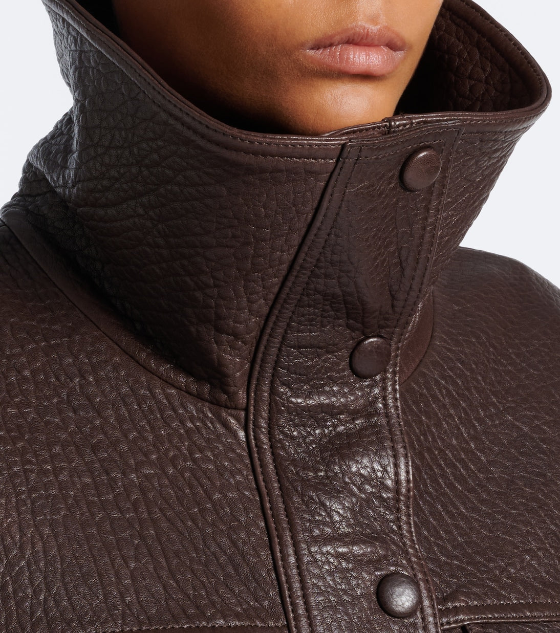 Veronica Beard - Silversmith leather jacket