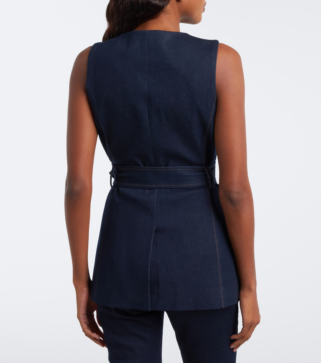 Veronica Beard - Becker belted denim vest