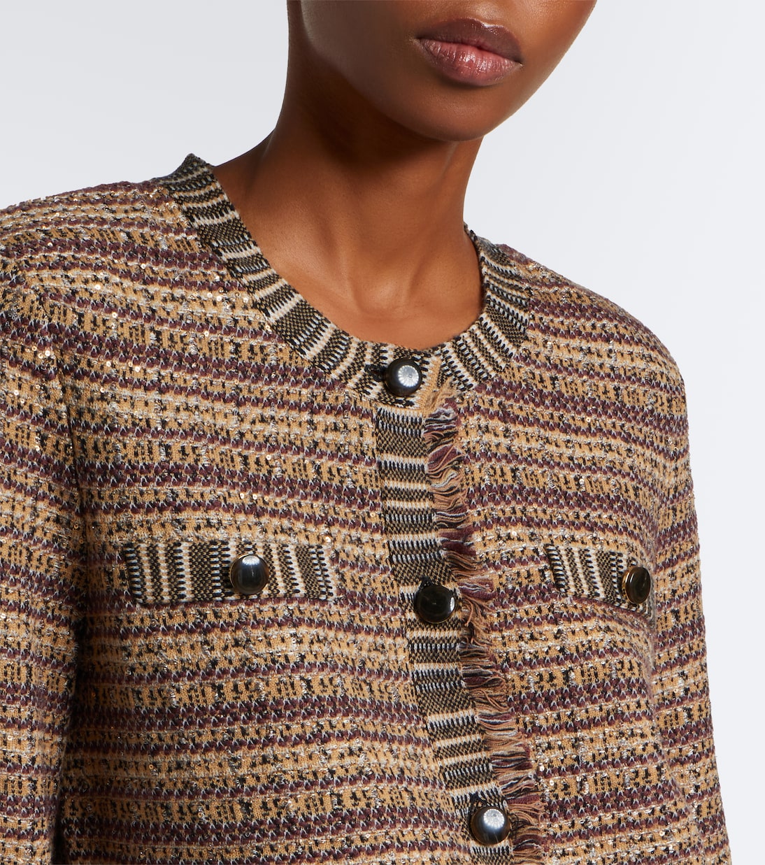 Veronica Beard - Sariyah cropped tweed jacket
