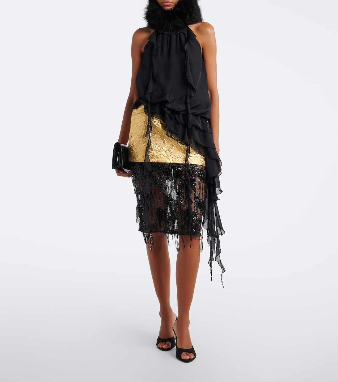 Jacques Wei - Chiffon halterneck top