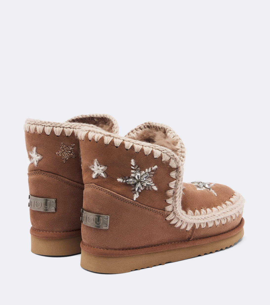 Mou - 18 embellished suede ankle boots