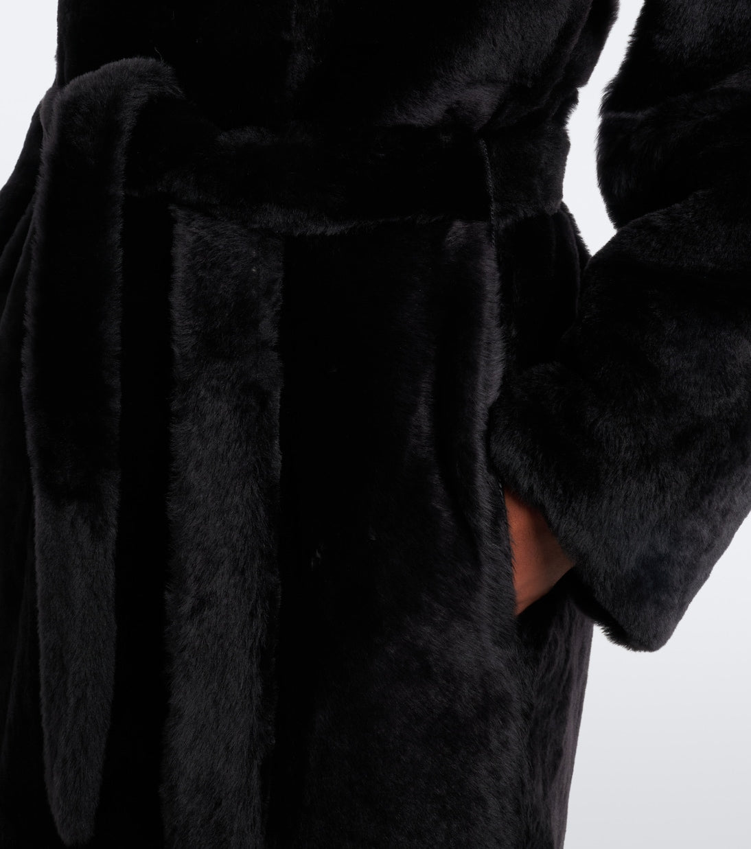Yves Salomon - Reversible shearling and leather coat