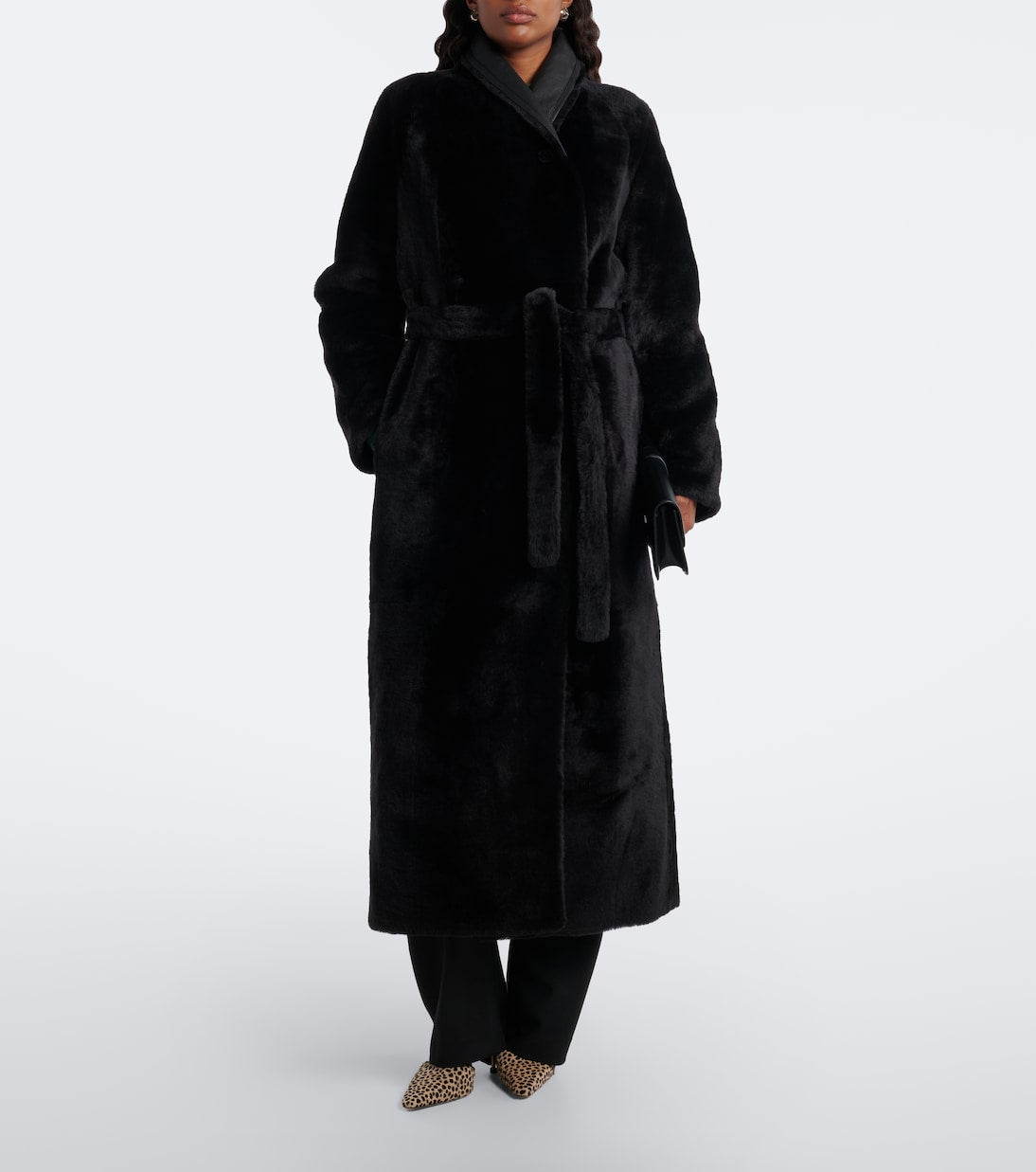 Yves Salomon - Reversible shearling and leather coat