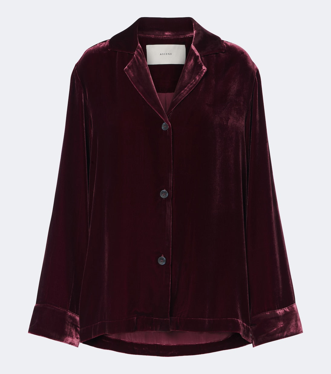Asceno - Calabasas velvet shirt