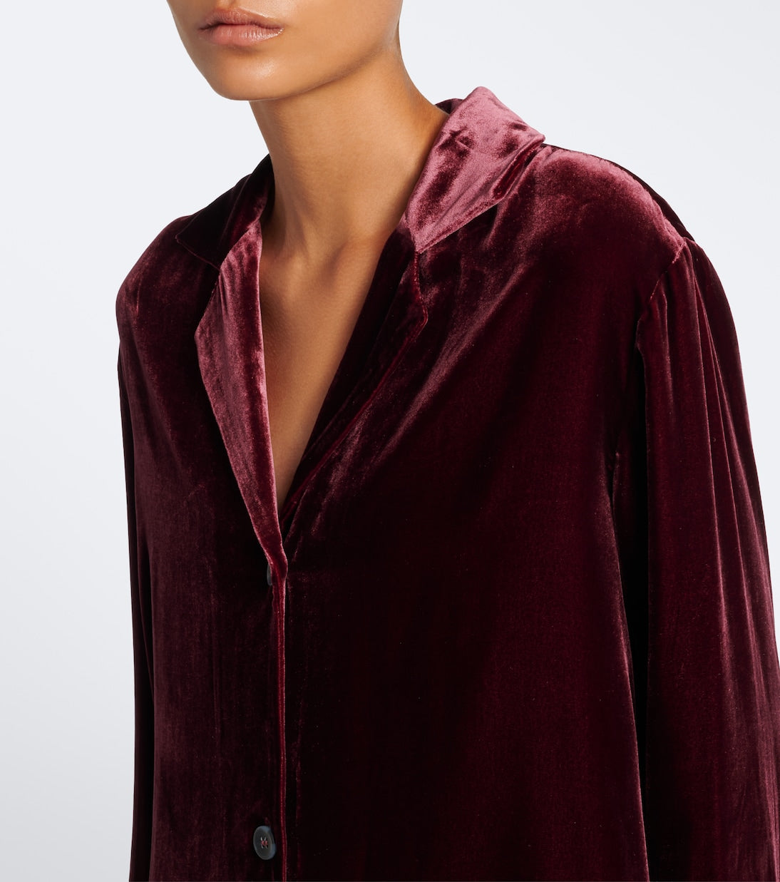 Asceno - Calabasas velvet shirt