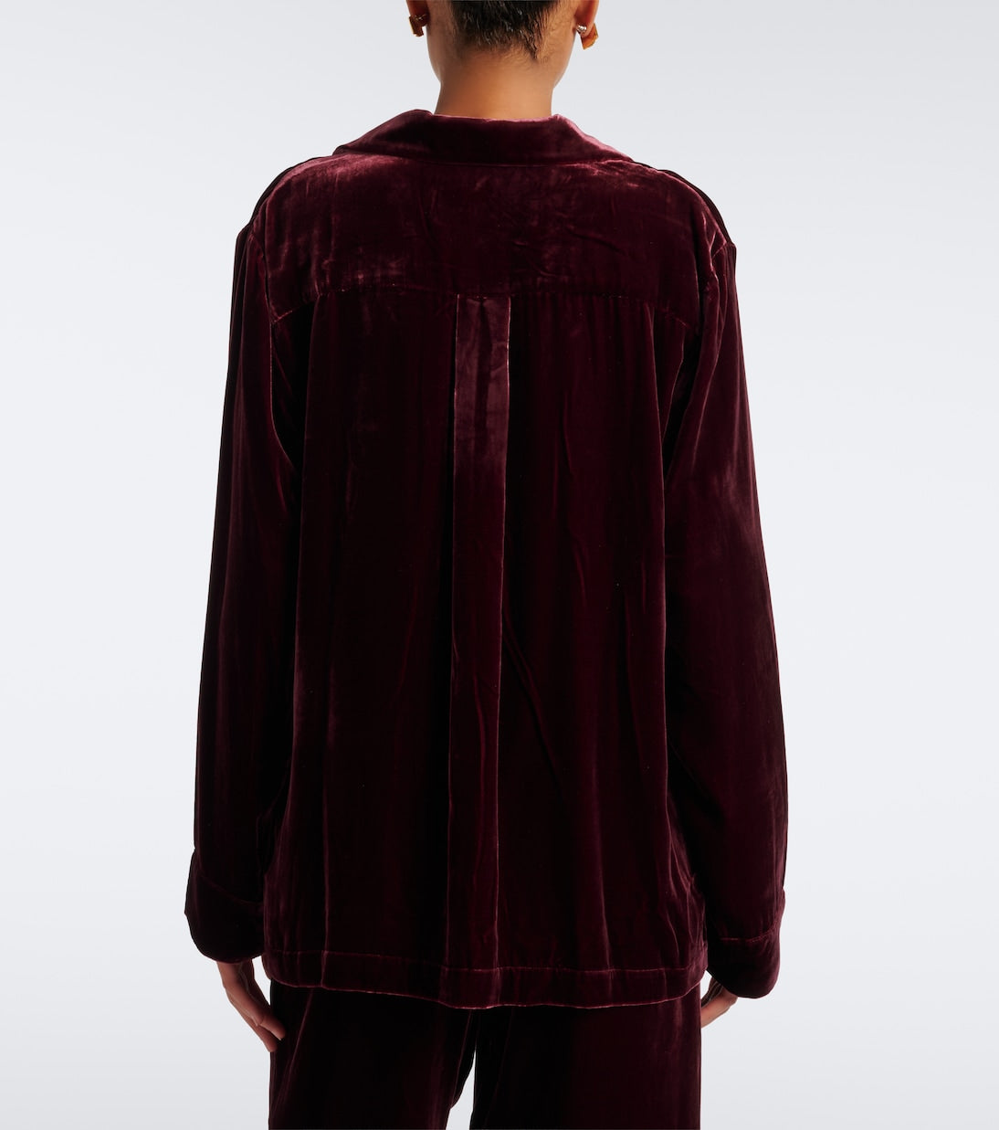 Asceno - Calabasas velvet shirt