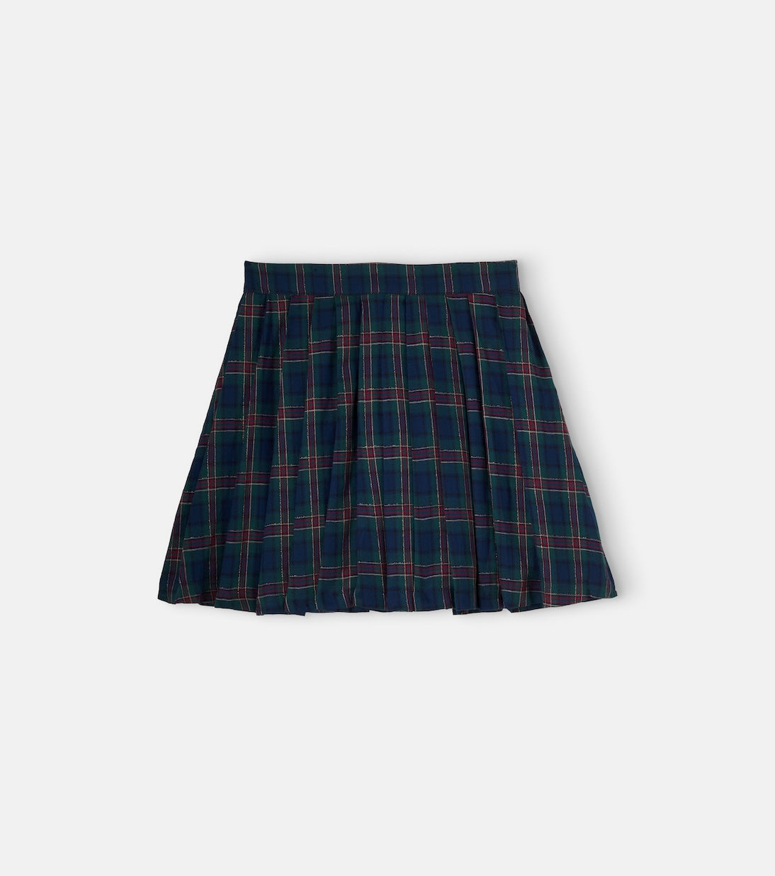 C'era Una Volta - Benedetta checked cotton skirt