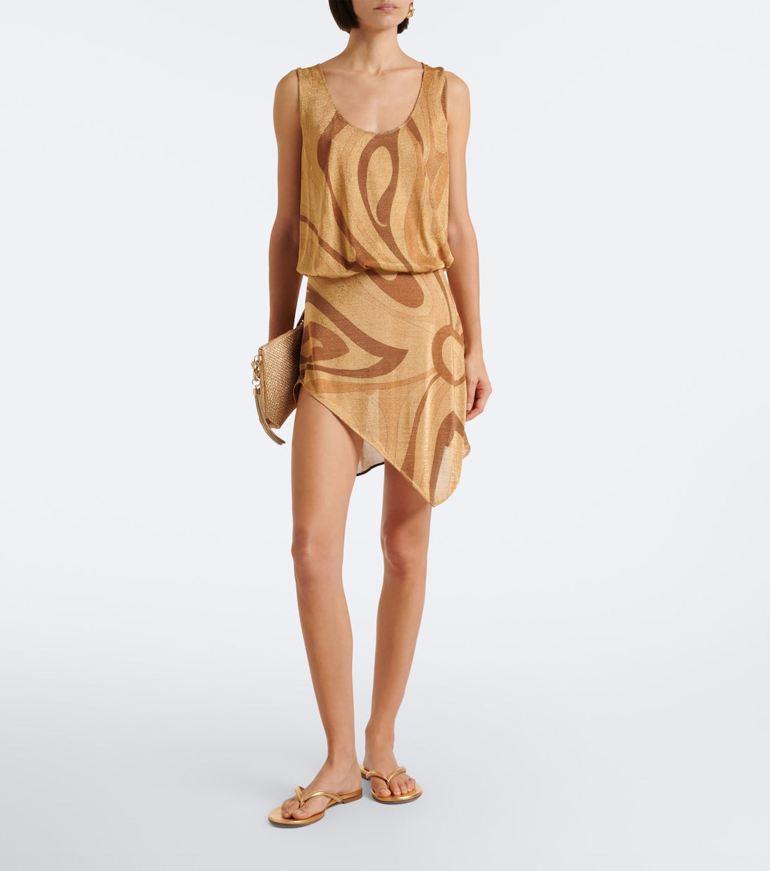 Pucci - Marmo Lurex® voile miniskirt
