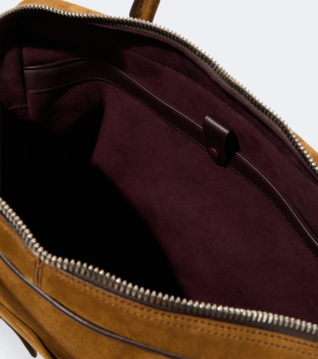 Métier - Closer Slim suede briefcase