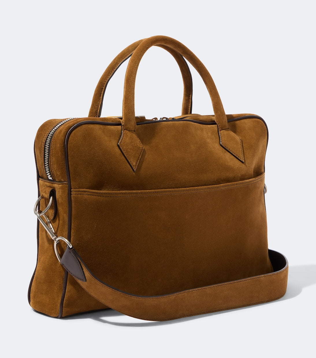 Métier - Closer Slim suede briefcase