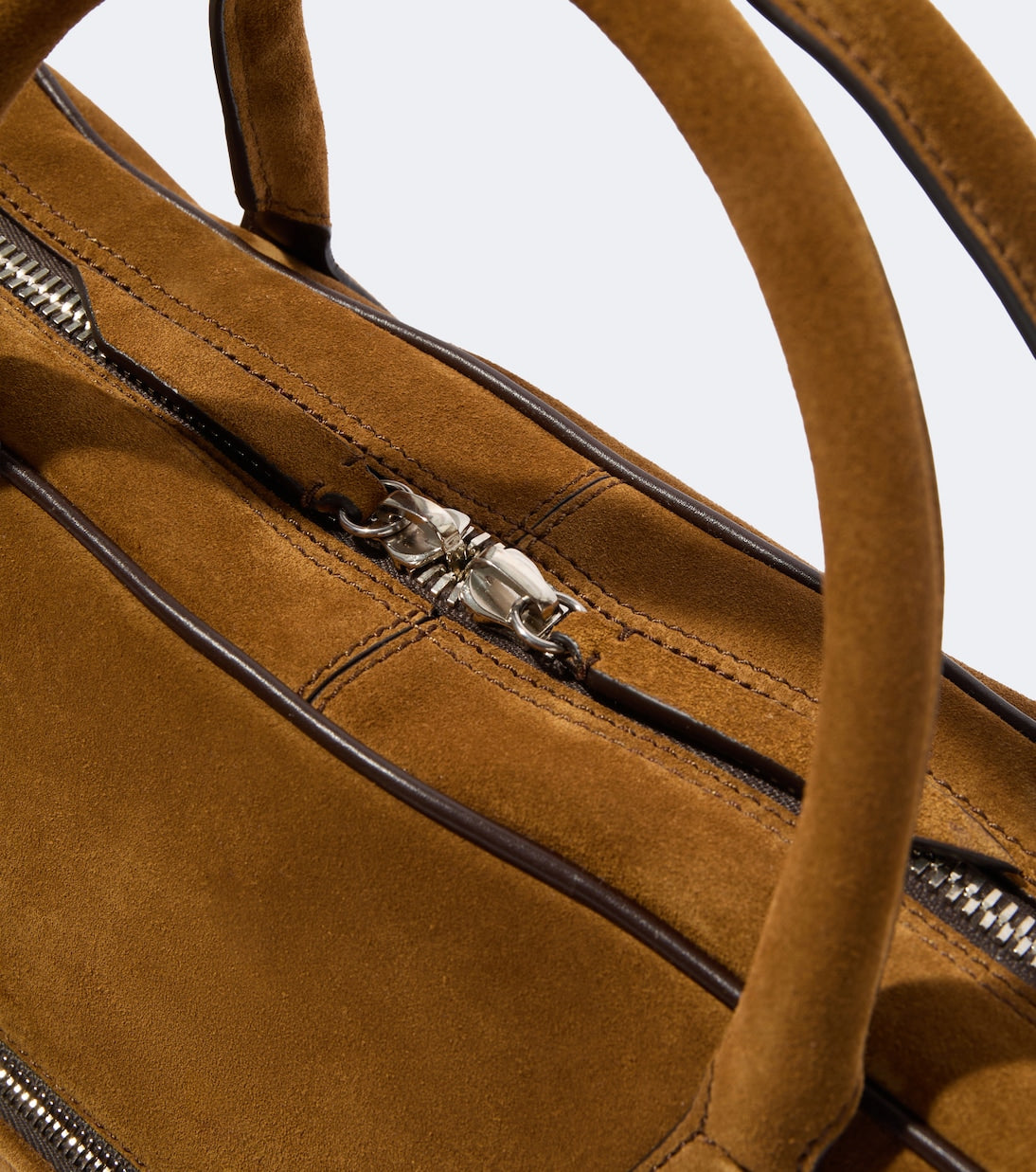 Métier - Closer Slim suede briefcase