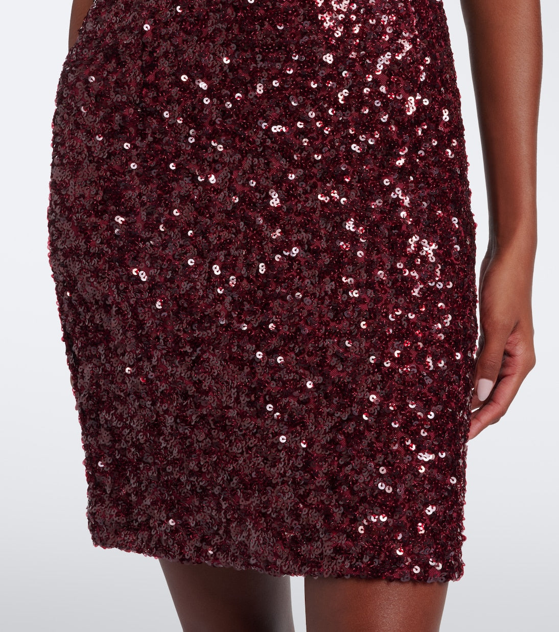 Rotate - Sequined halterneck minidress