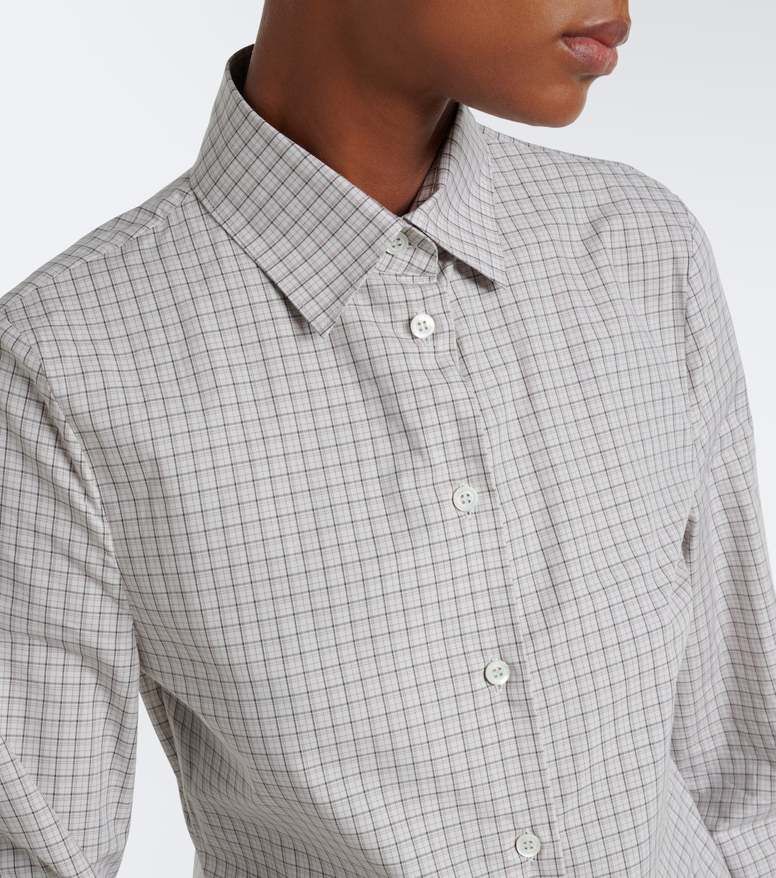 Maison Margiela - Checked cotton shirt