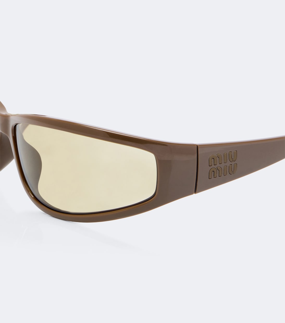 Miu Miu - Signature rectangular sunglasses