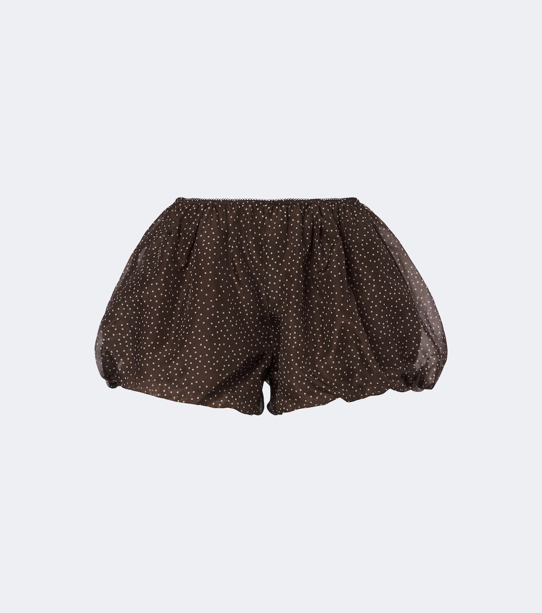 SIR - Polka-dot silk organza shorts