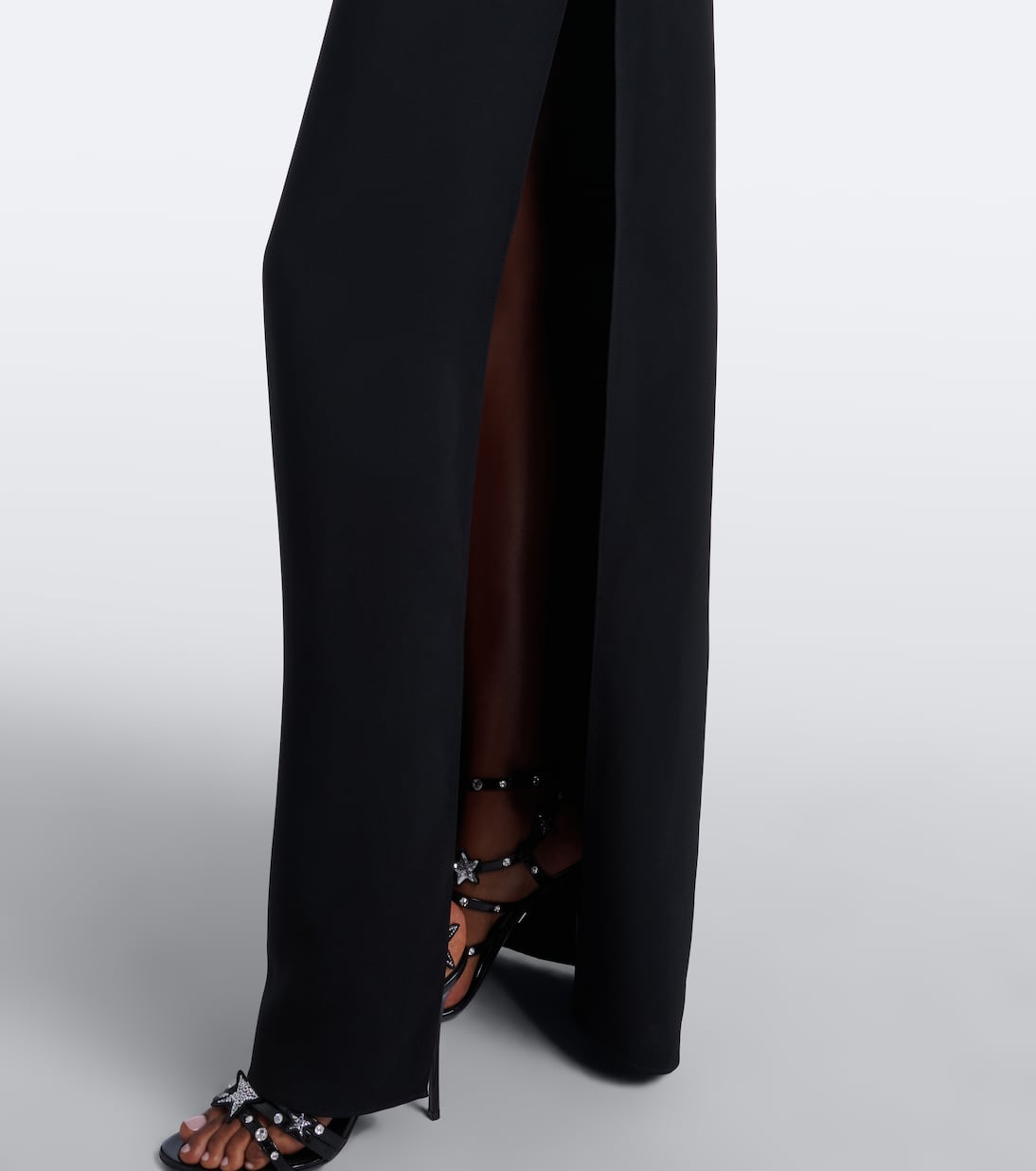 Dolce&Gabbana - Feather-trimmed one-shoulder gown