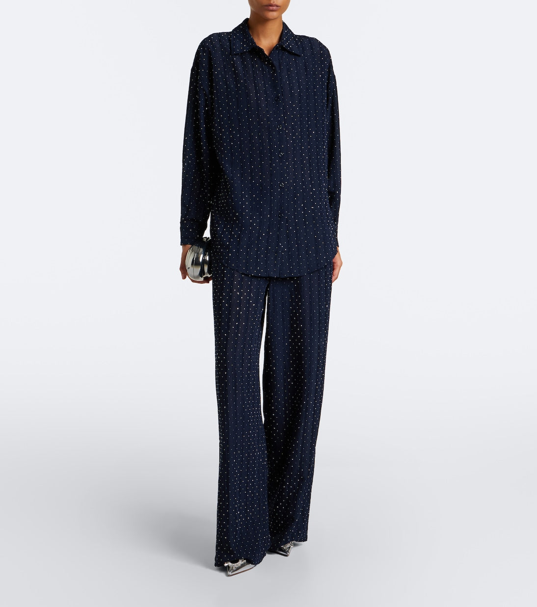 Melissa Odabash - Ziggy embellished shirt