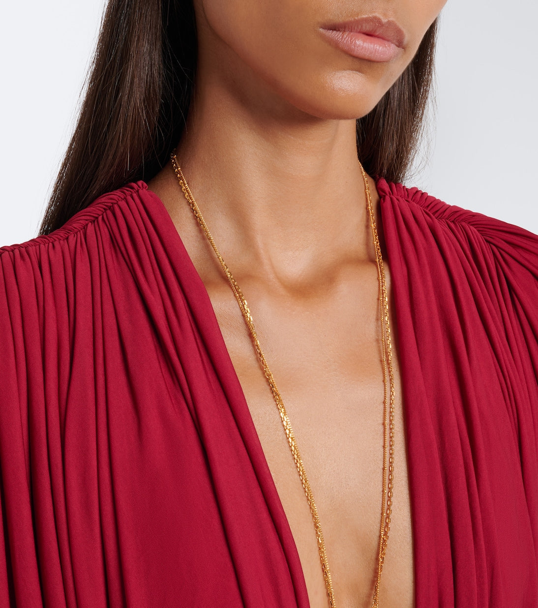 Christopher Esber - Ripple draped jersey top