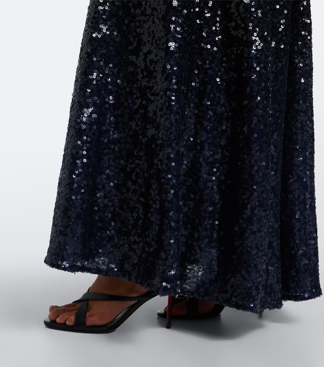 Christopher Esber - Sequined one-shoulder open-back gown