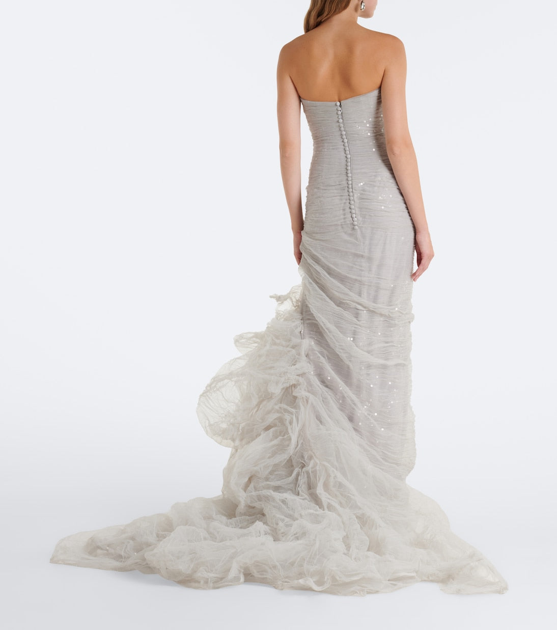 Marmar Halim - Sequined bustier gown