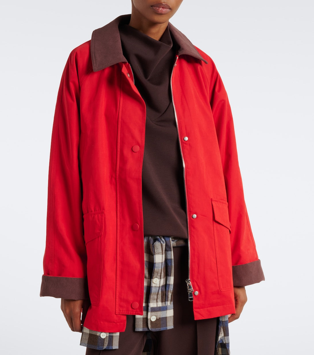 Varley - Rylan corduroy-trimmed jacket