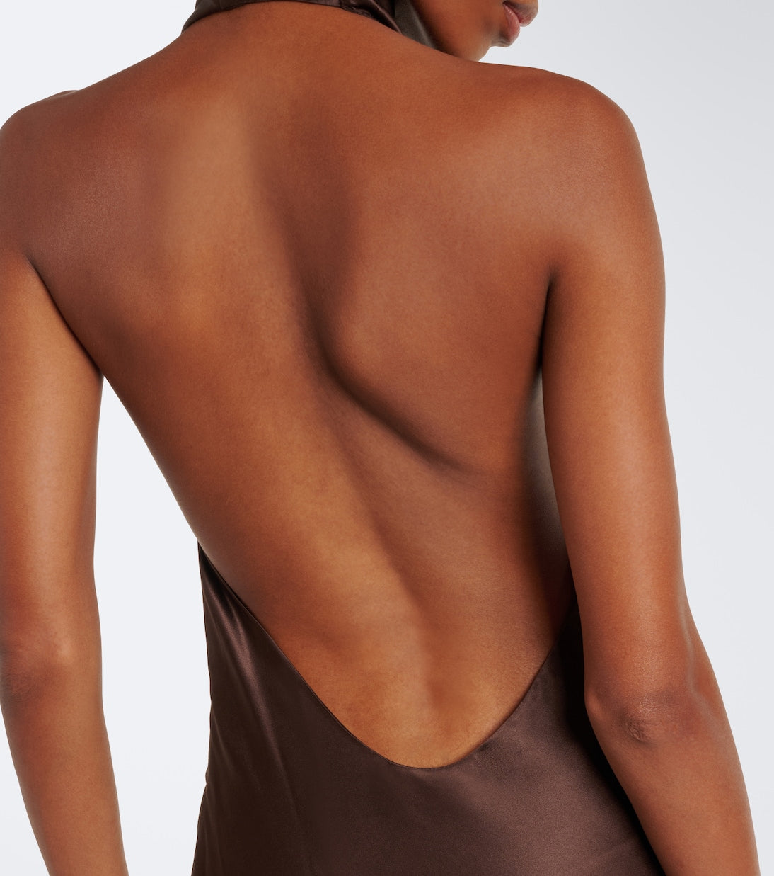 The Sei - Draped open-back silk charmeuse gown