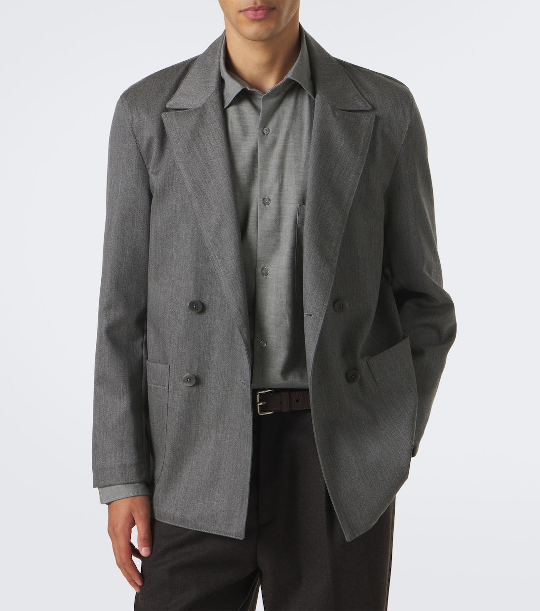 Stòffa - Double-breasted wool blazer