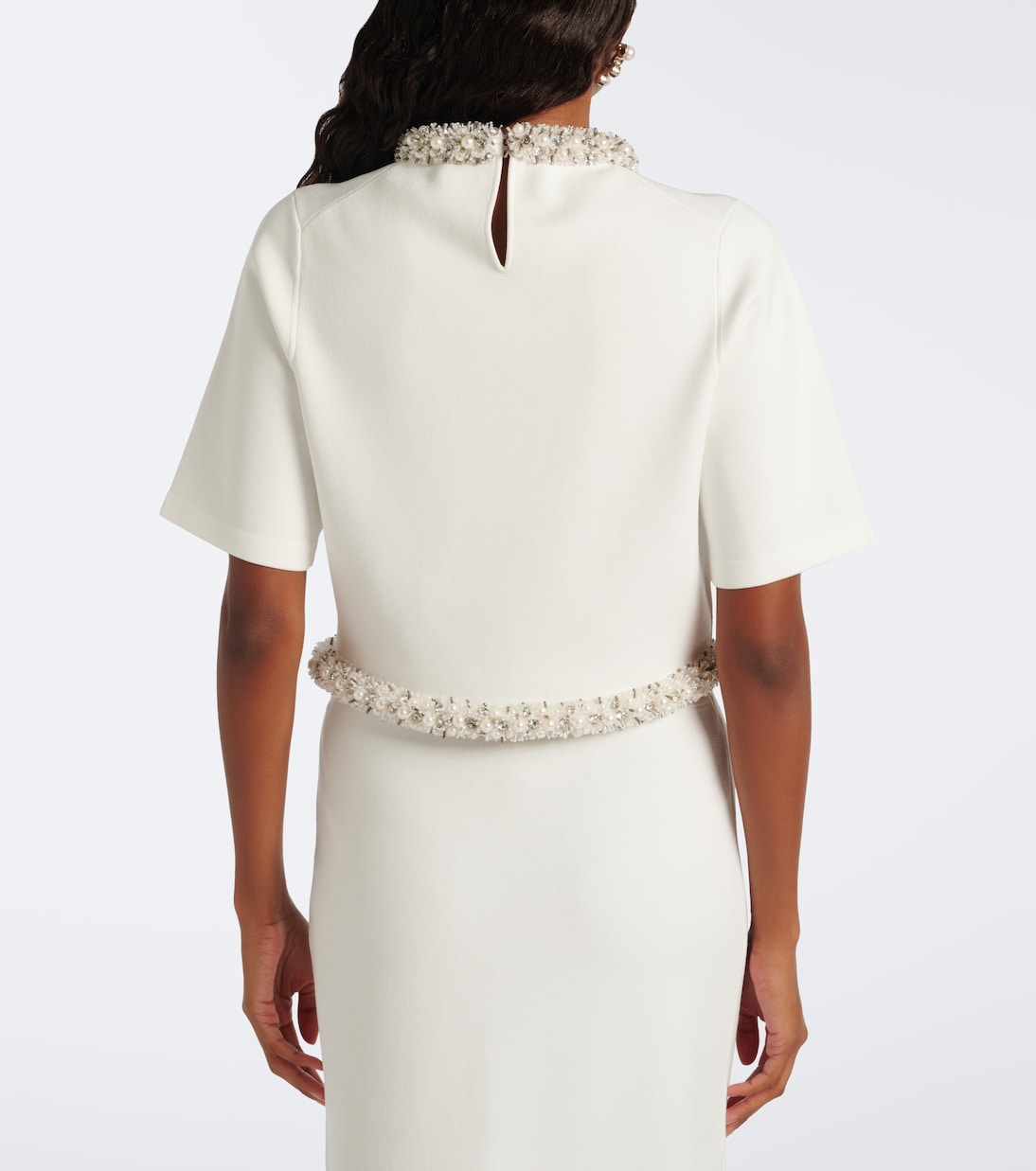Simkhai - Ozelle embellished crop top