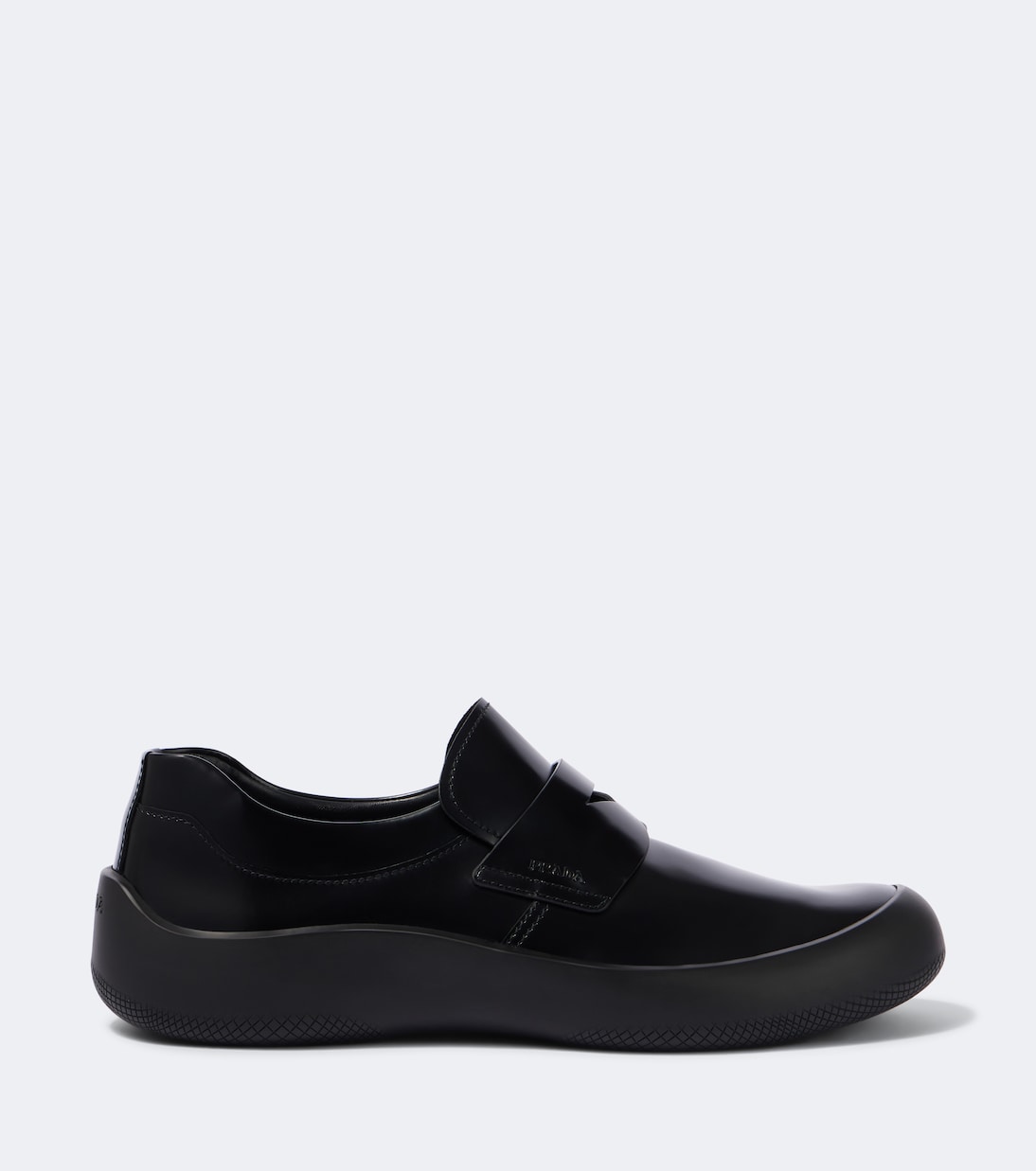 Prada - Leather penny loafers