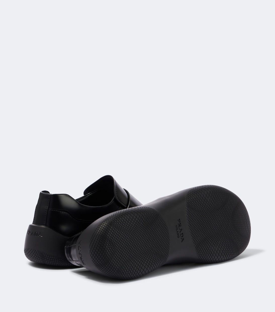 Prada - Leather penny loafers