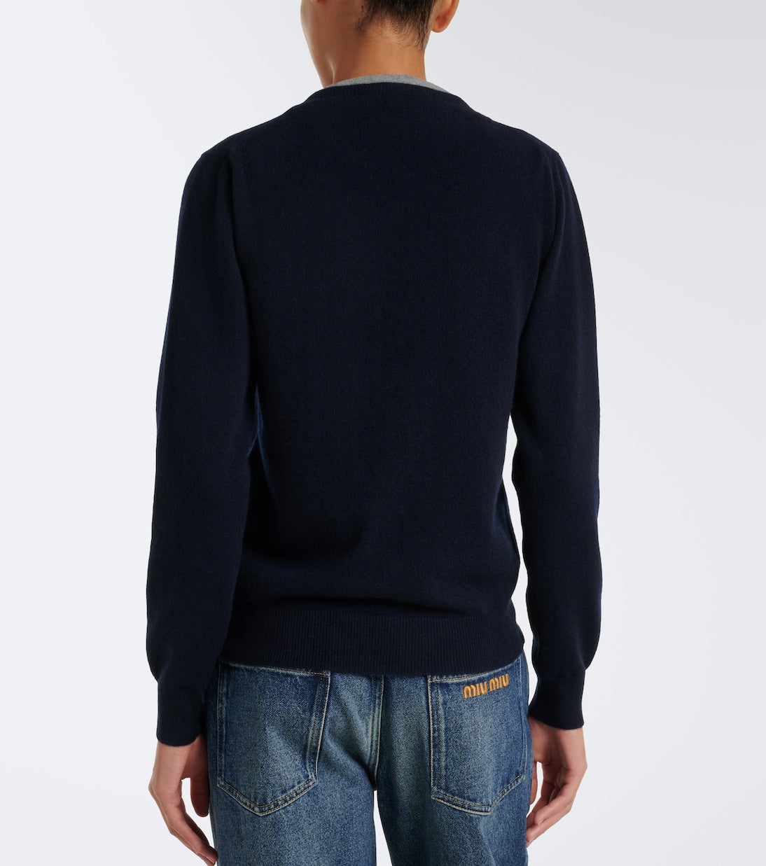 Miu Miu - Layered cashmere cardigan