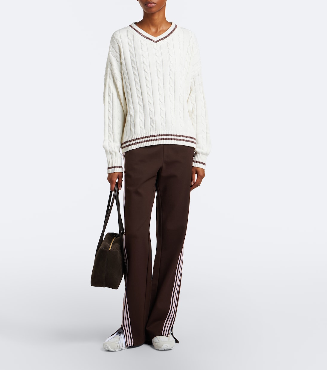 The Upside - Millie cable-knit cotton sweater
