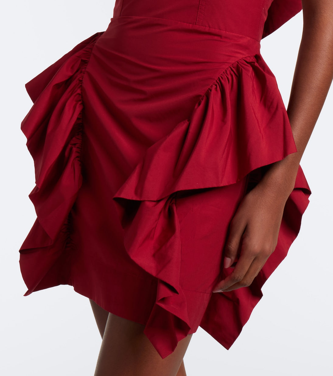 Farm Rio - Asymmetrical ruffled minidress