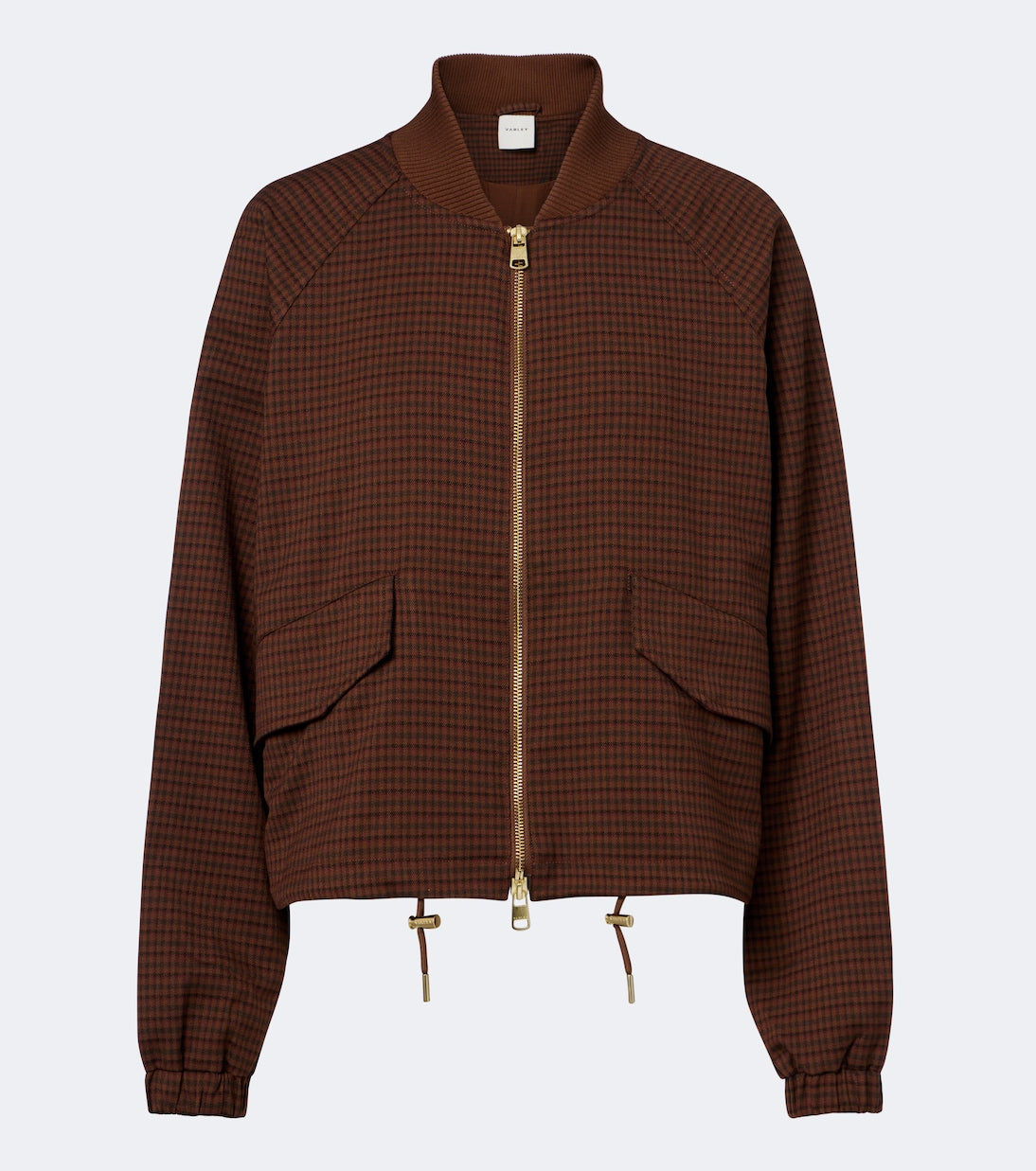 Varley - Keagan checked twill bomber jacket