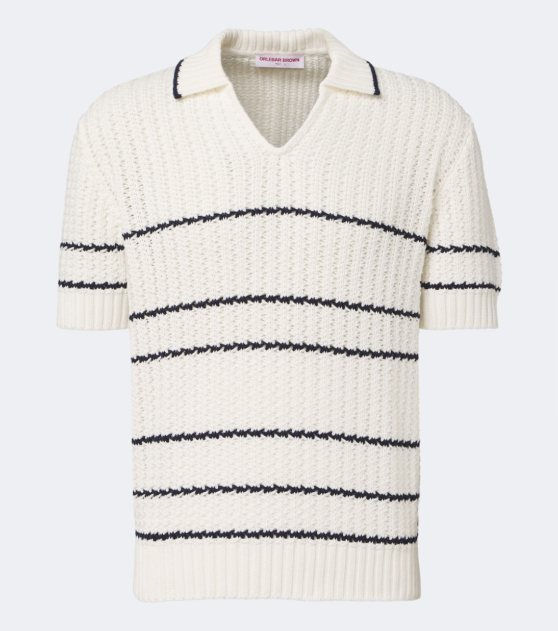 Orlebar Brown - Swift crochet cotton polo shirt