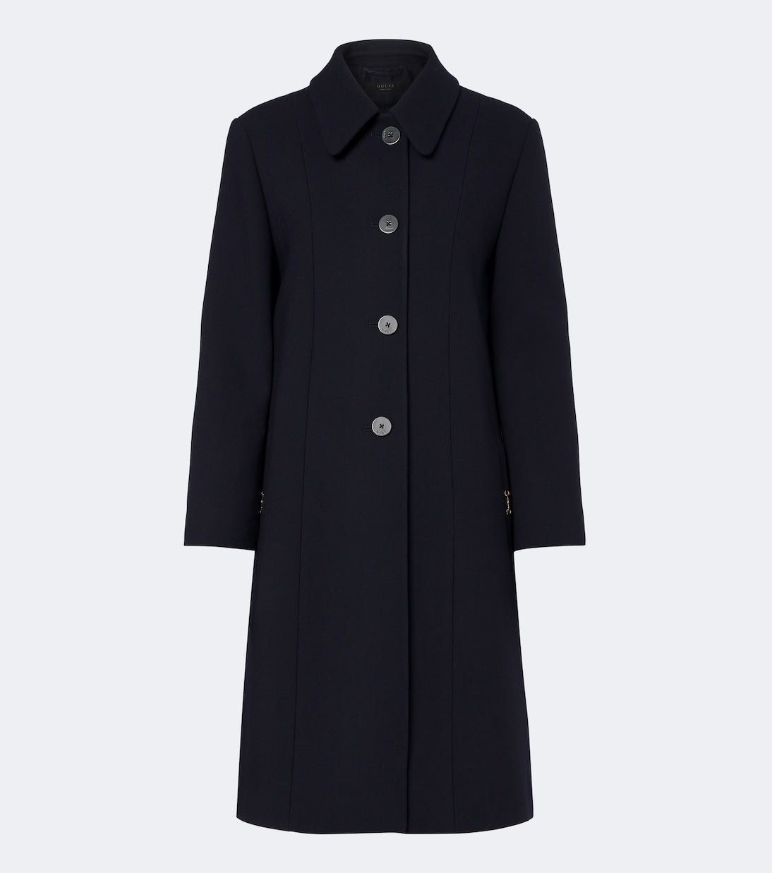 Gucci - Horsebit wool coat
