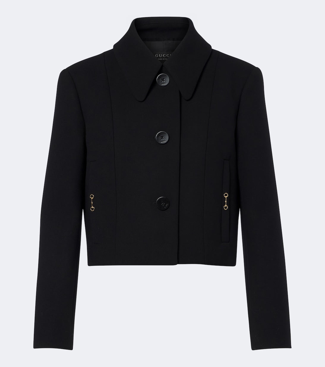 Gucci - Horsebit wool crêpe jacket