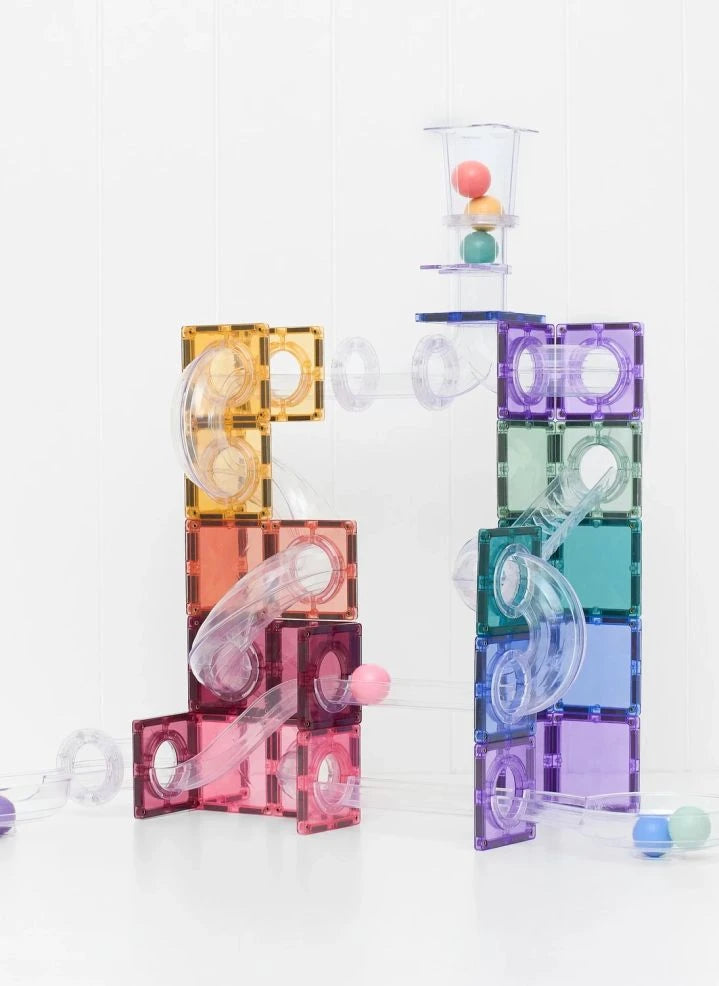 Connetix - Ball Run Set - 114 pieces | Pastel