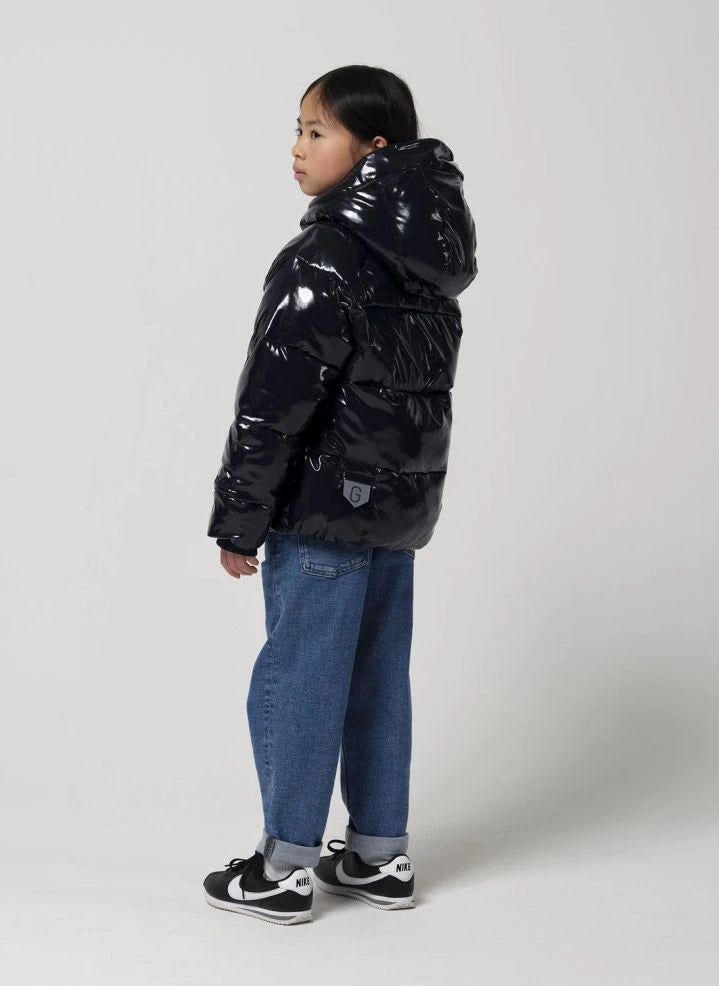 Gosoaky - Flashy Dragon Gradient Waterproof Down Jacket | Blue