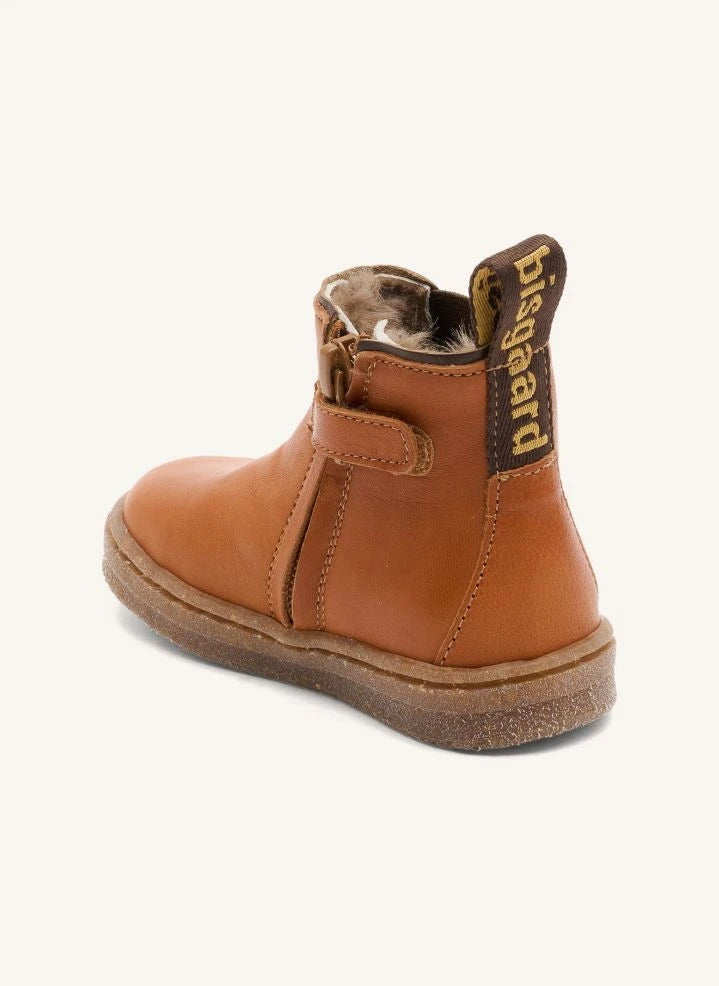 bisgaard - Phillip Lamb Ankle Boots | Cognac