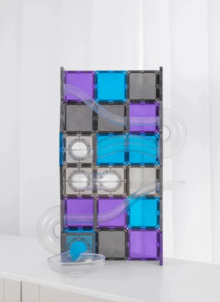 Connetix - Ball Run Galaxy Set - 61 pieces | Glitter